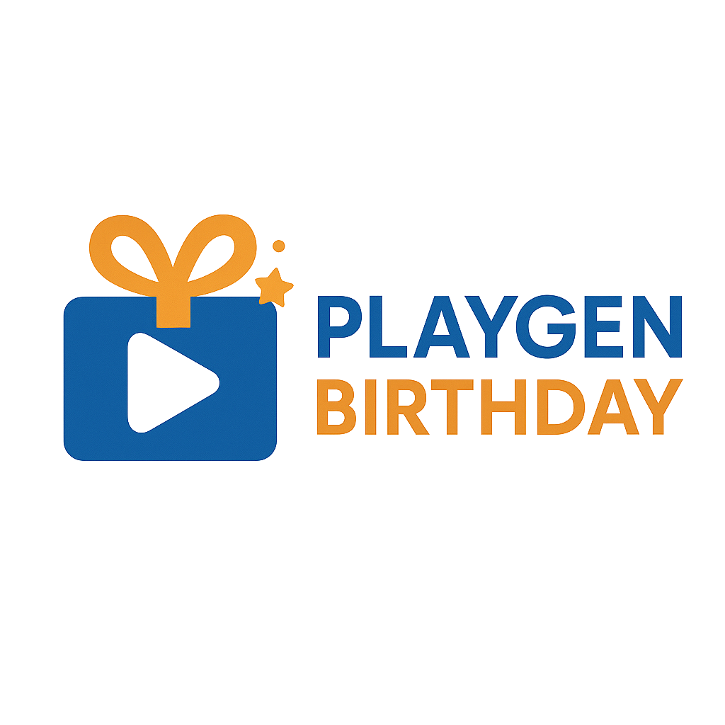 Playgen Birthday Logo